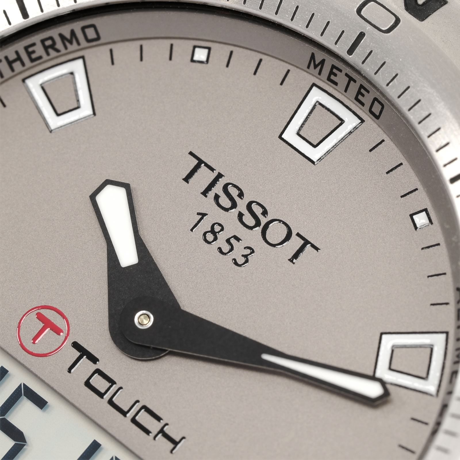 Tissot T-Touch II T047420A logo close up