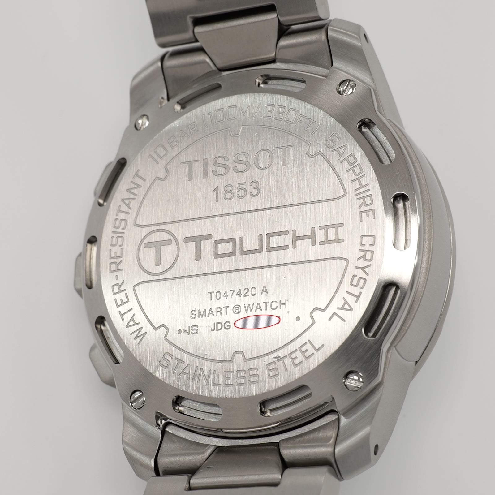 Tissot T-Touch II T047420A stainless steel case back