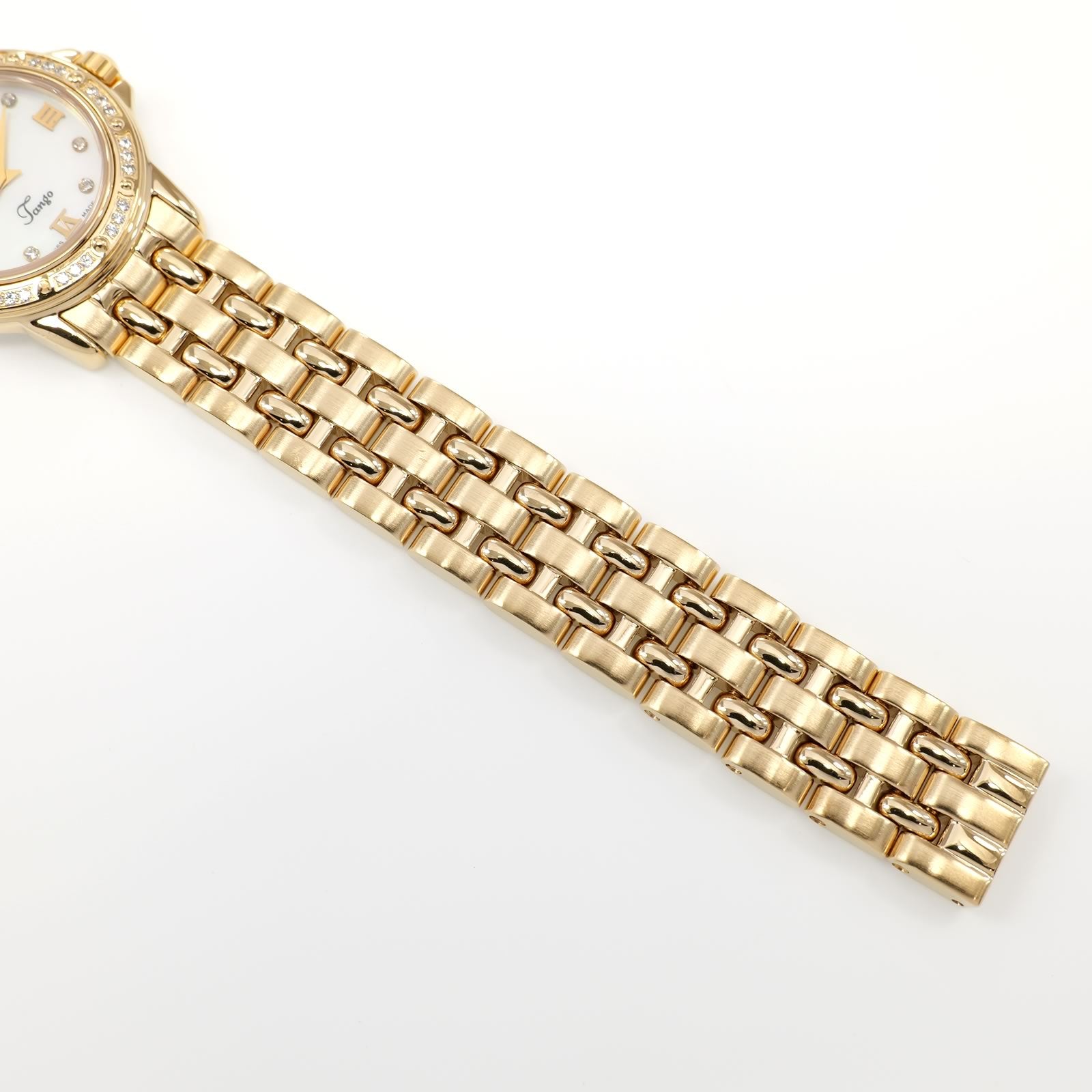 Raymond Weil Tango 5860 18k Gold Plated bracelet bottom