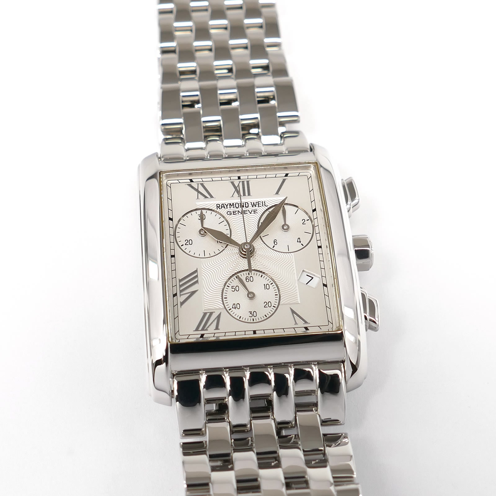 Raymond Weil Don Giovanni 4873 Silver Roman Numeral Chronograph