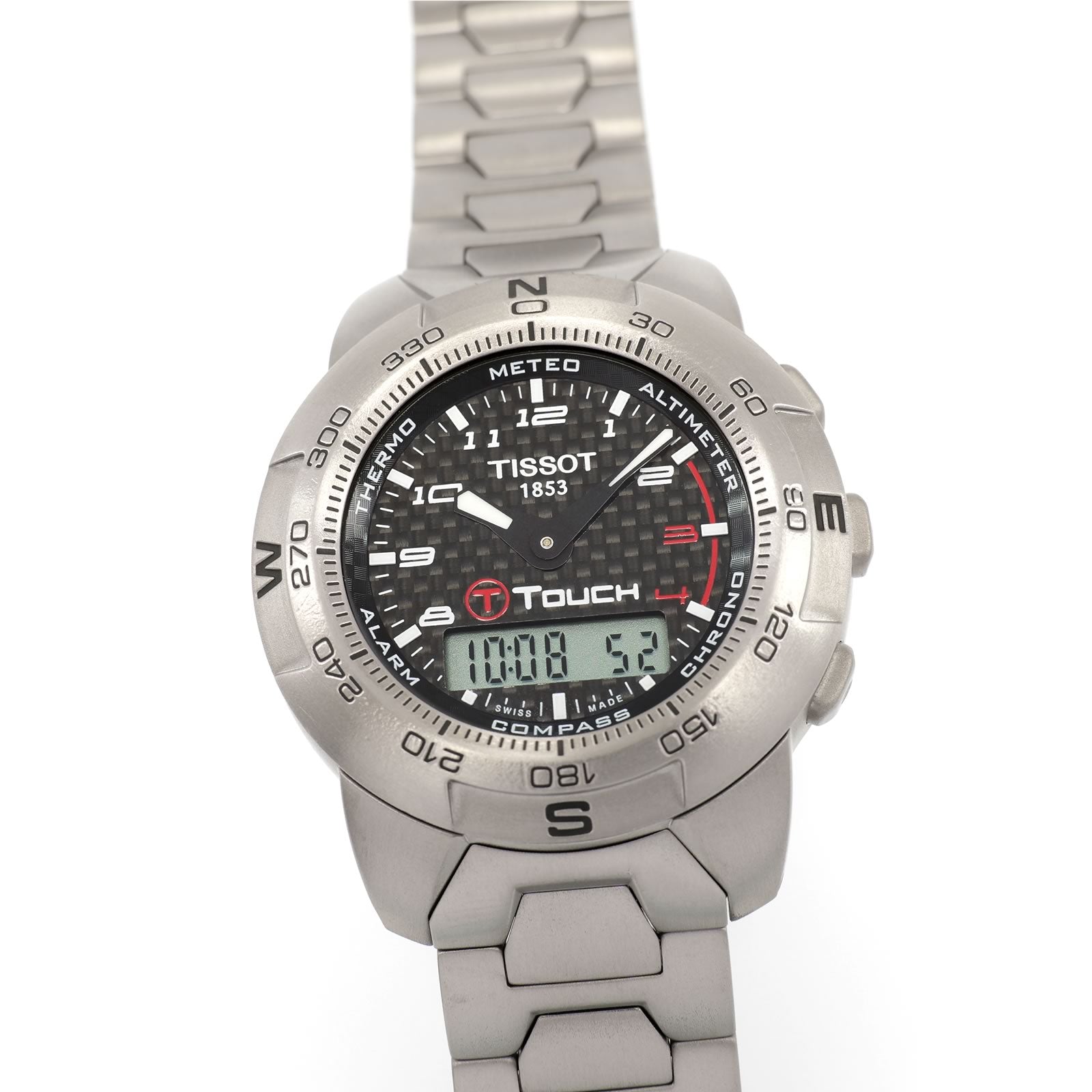 Tissot T-Touch Z253/353P Titanium Men's 41mm Black Carbon Fibre