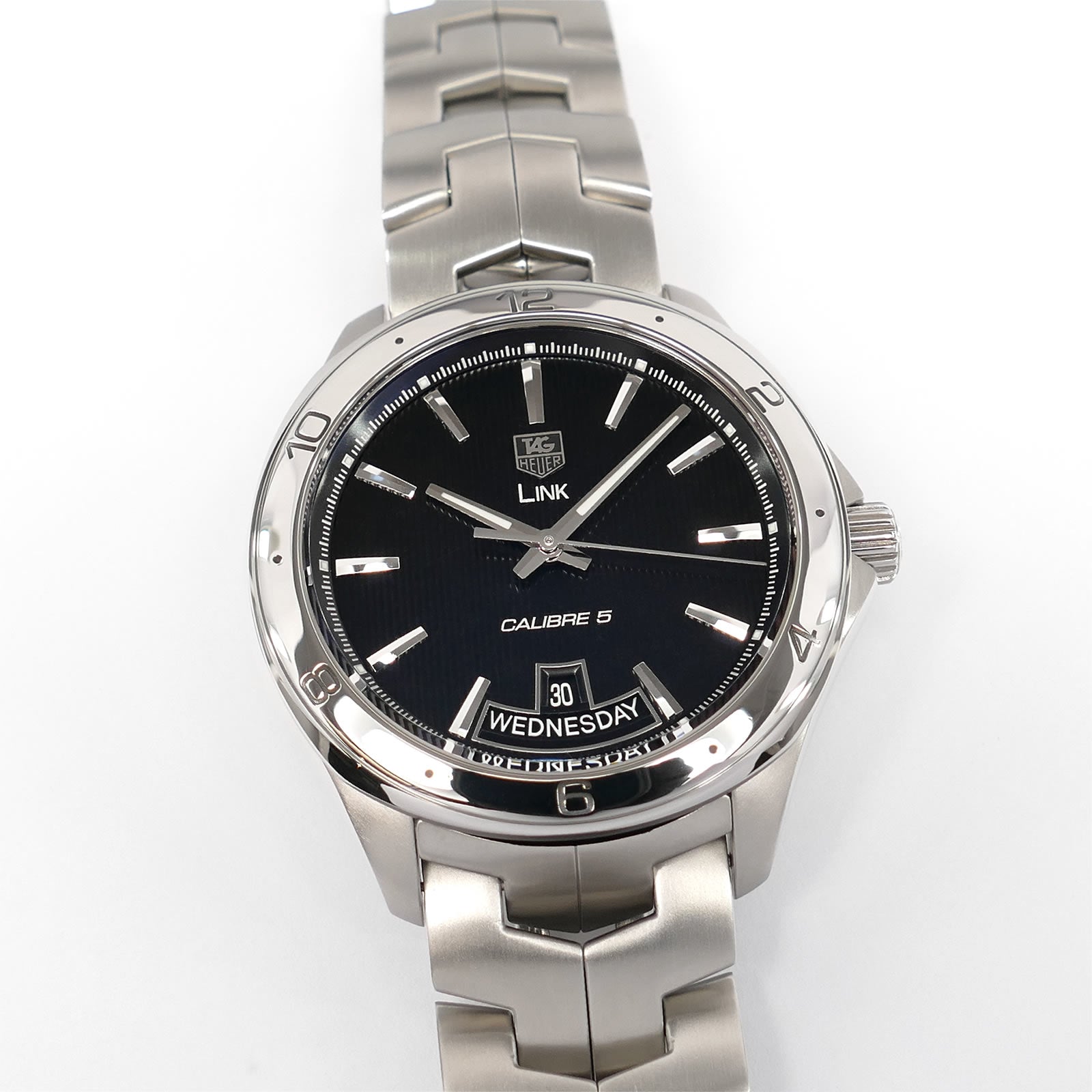 TAG Heuer Link Calibre Black Day-Date 42mm Automatic WAT2010-0