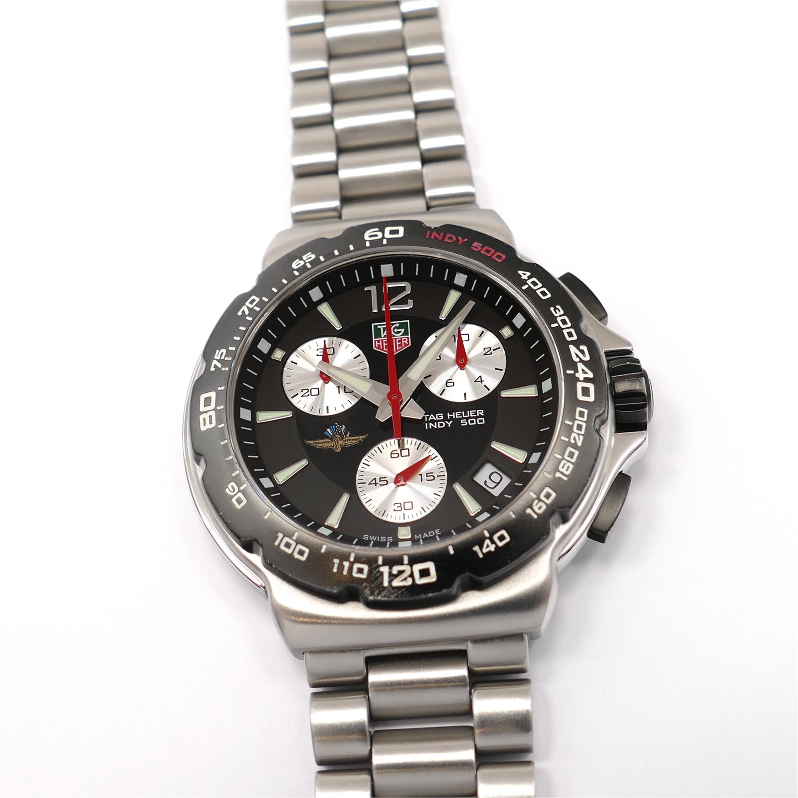 TAG Heuer Formula CAC111A Black Dial 41mm Indy 500 Box Papers