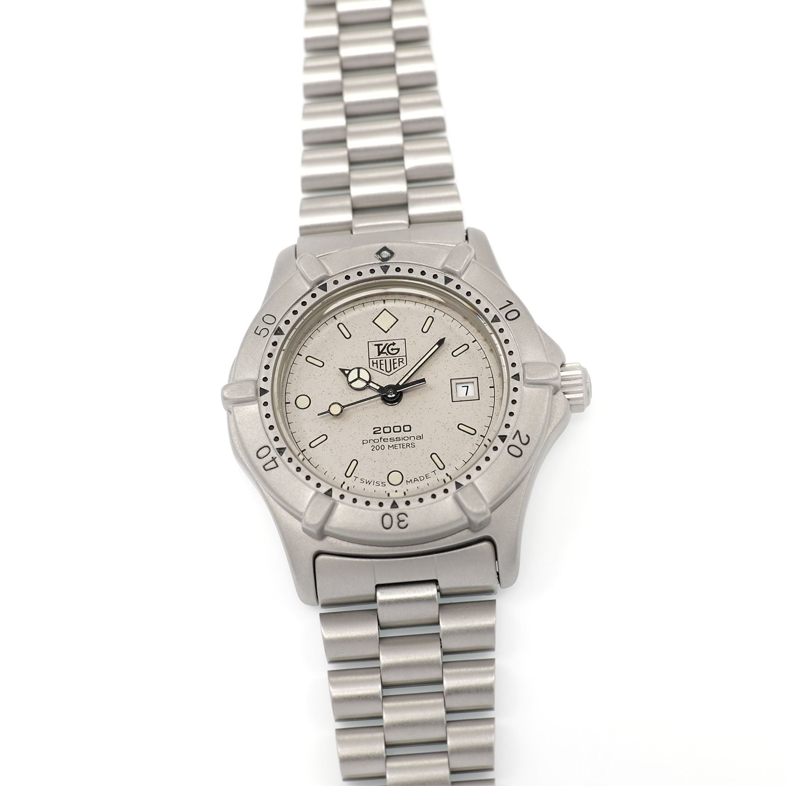 TAG Heuer 2000 Vintage 962.215 Ladies 30mm Silver/Grey Dial