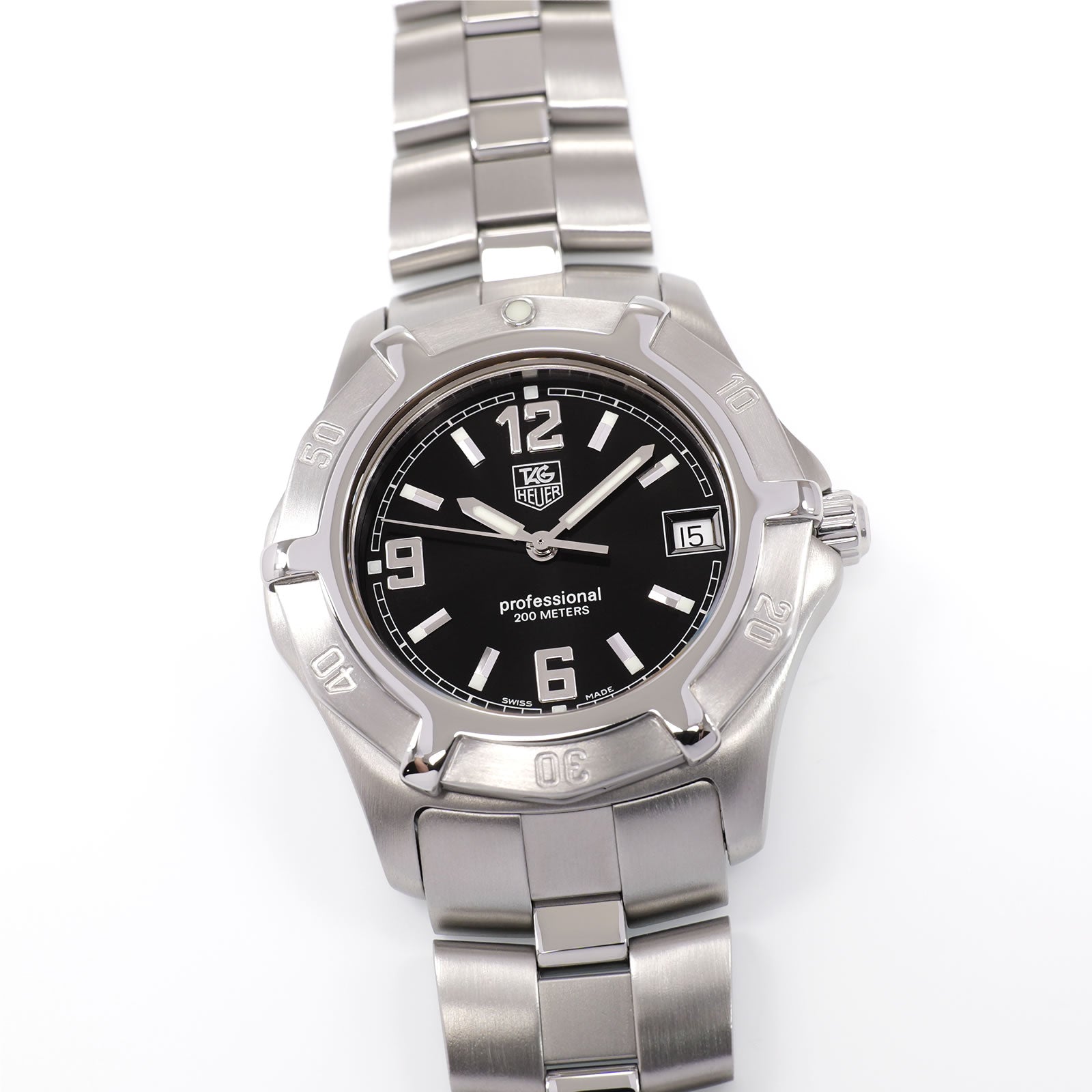 TAG Heuer 2000 Exclusive WN1110-0 Men's 38mm Black Dial – SWWatches