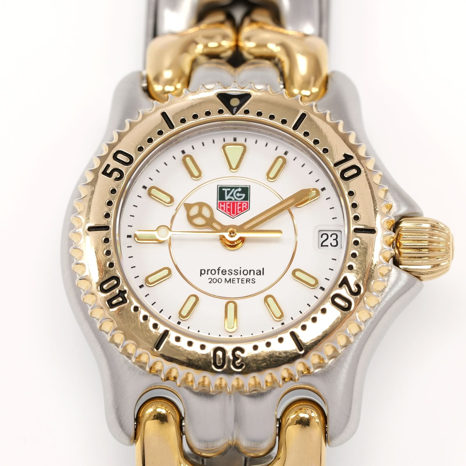 TAG Heuer SEL WG1422-0 White Dial close up