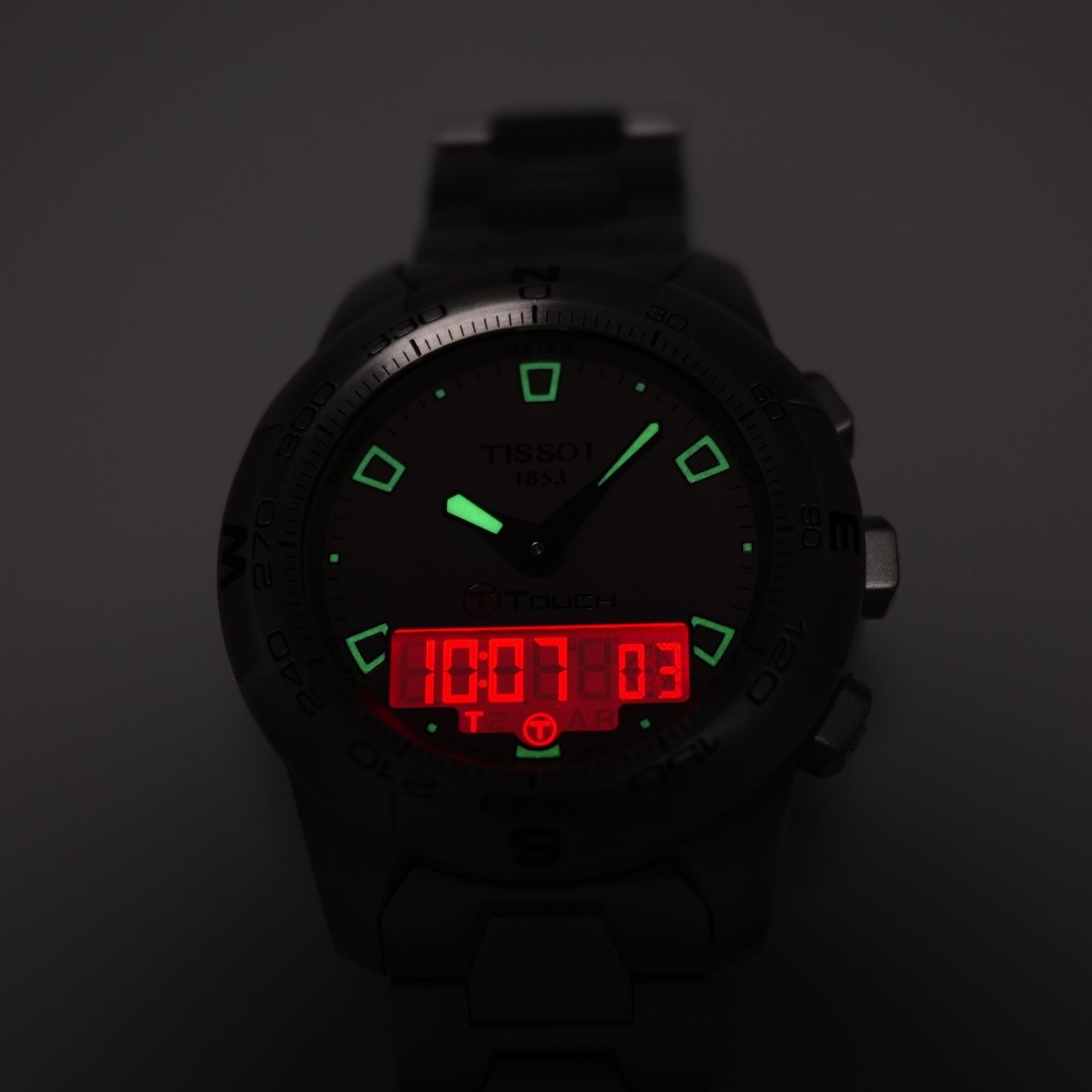 Tissot T-Touch II T047420A luminosity and backlight