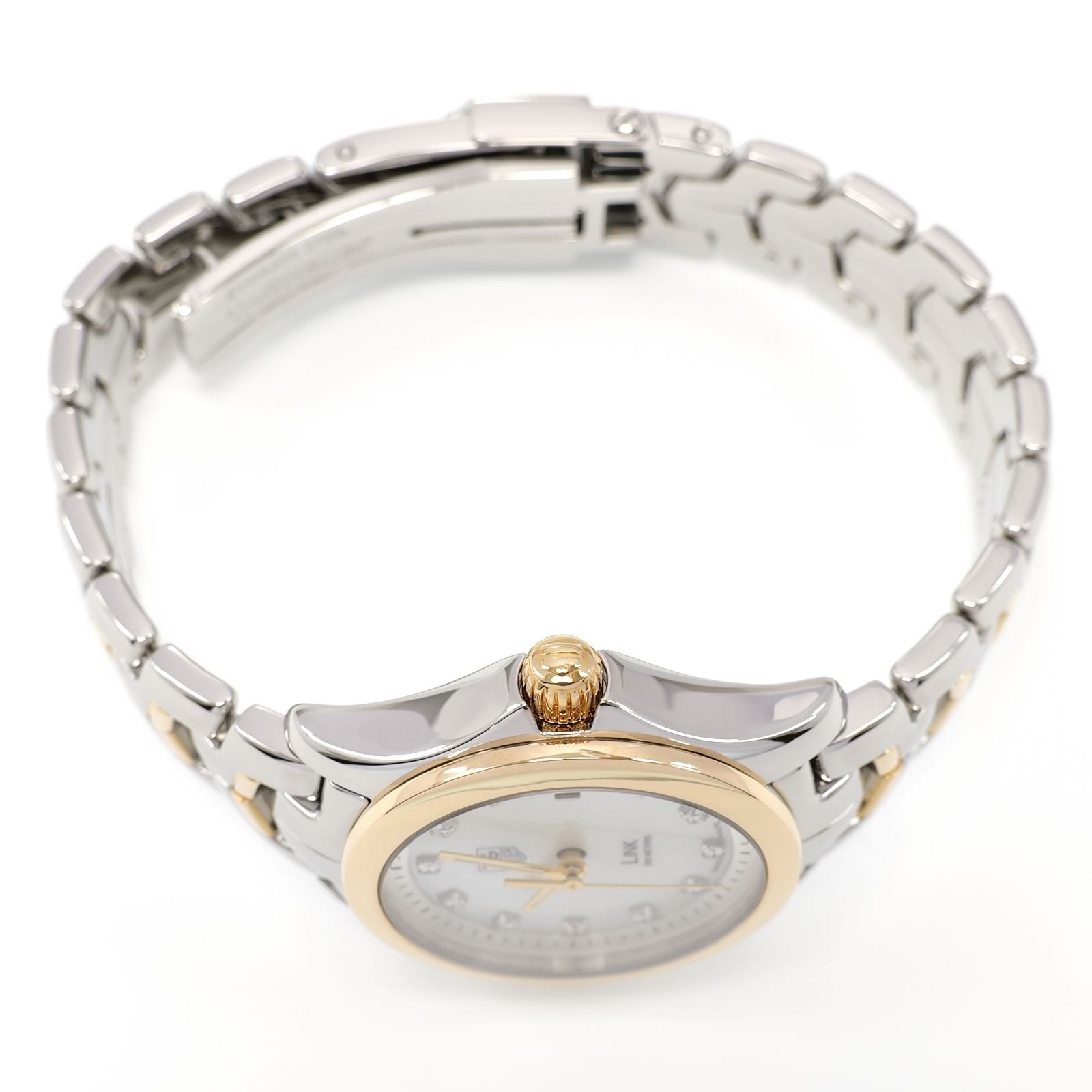 TAG Heuer Link WJF1353 18k gold plated screw down crown