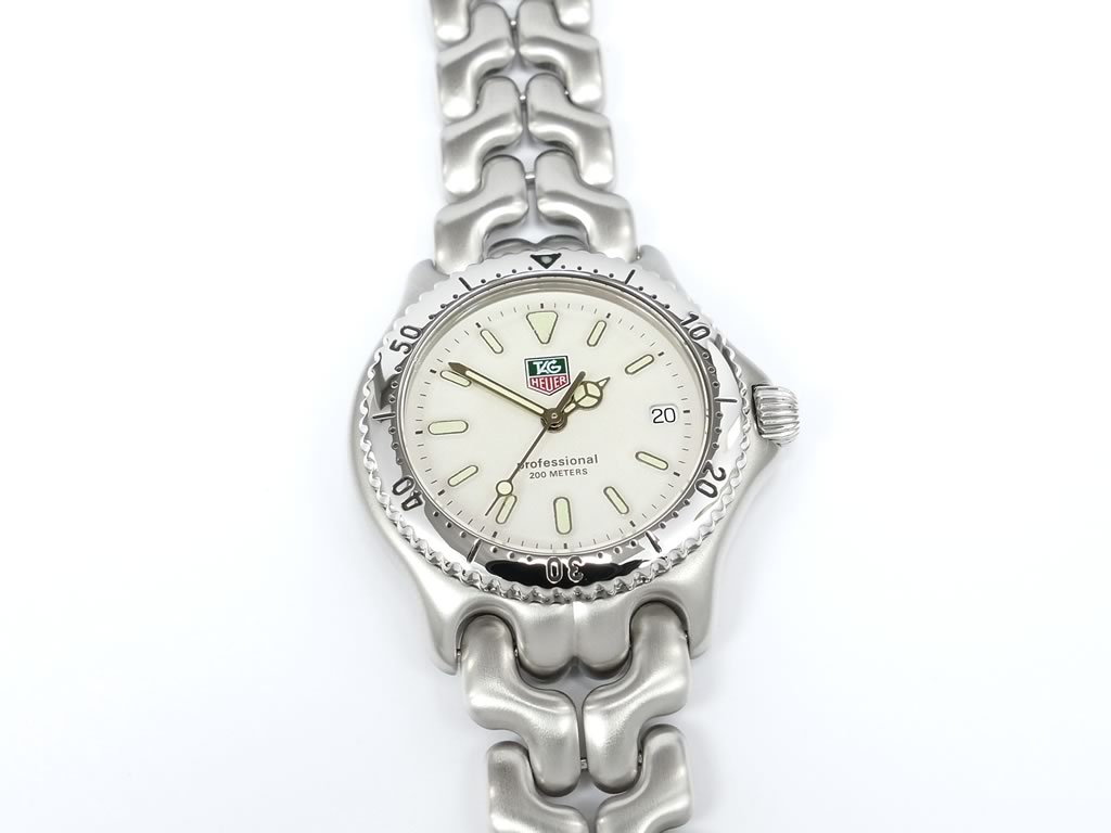TAG Heuer SEL Series S99.013 White Dial Mid Size with Date – SWWatches