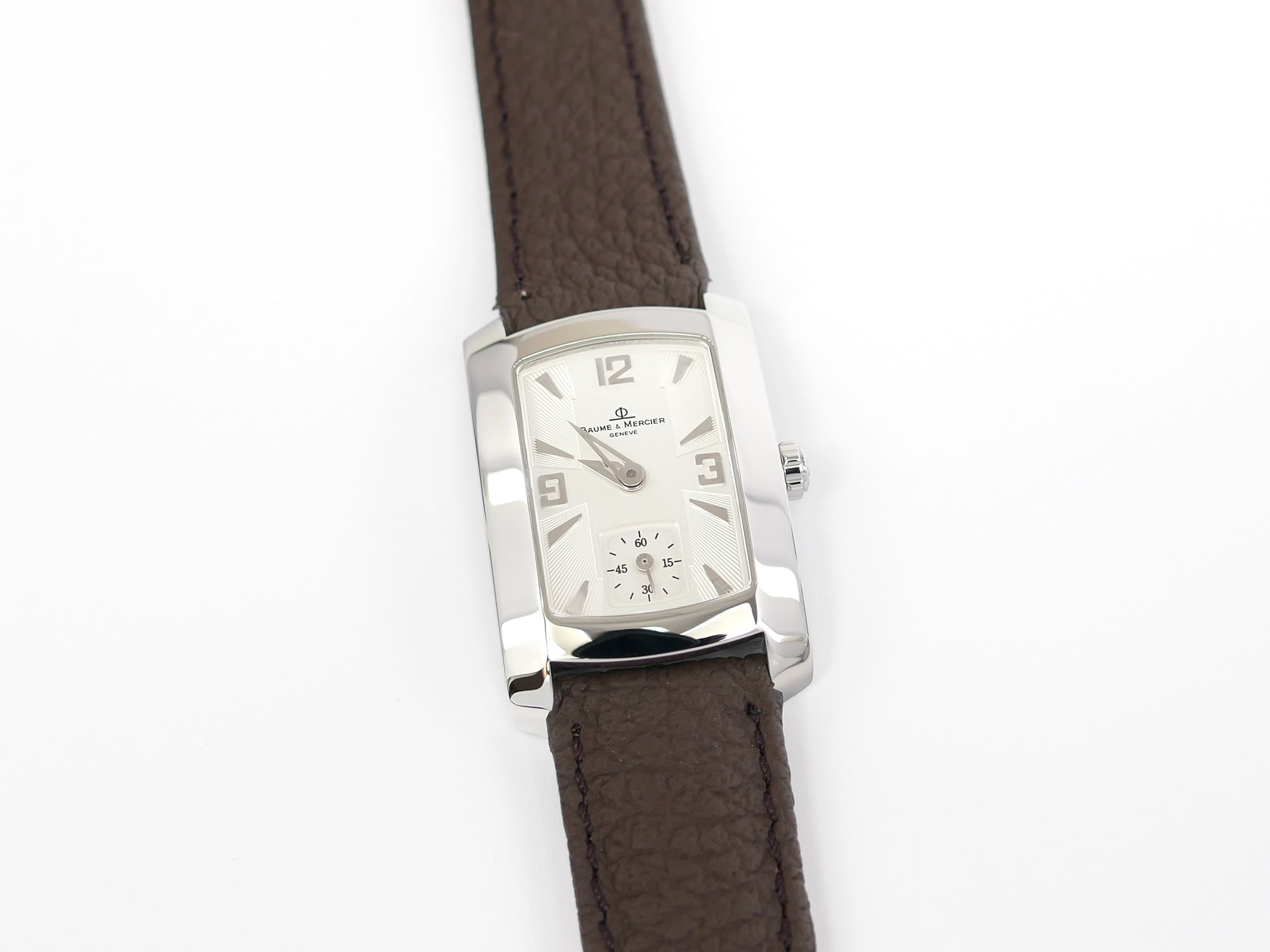 Baume & Mercier Hampton Milleis 65309 Women\'s Swiss Quartz Watch Gray Dial SS Ladies Baume & Mercier Hampton 65309 Silver Dial 22mm Quartz main image 3