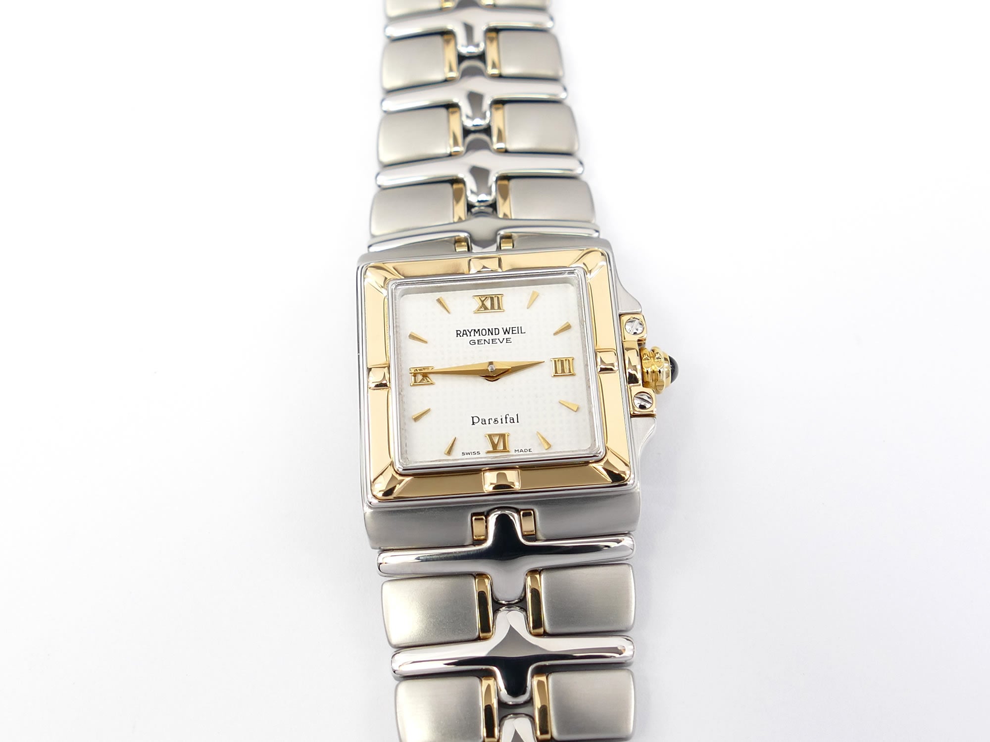 Raymond Weil Parsifal 9790 White Dial with 18k Solid Gold – SWWatches