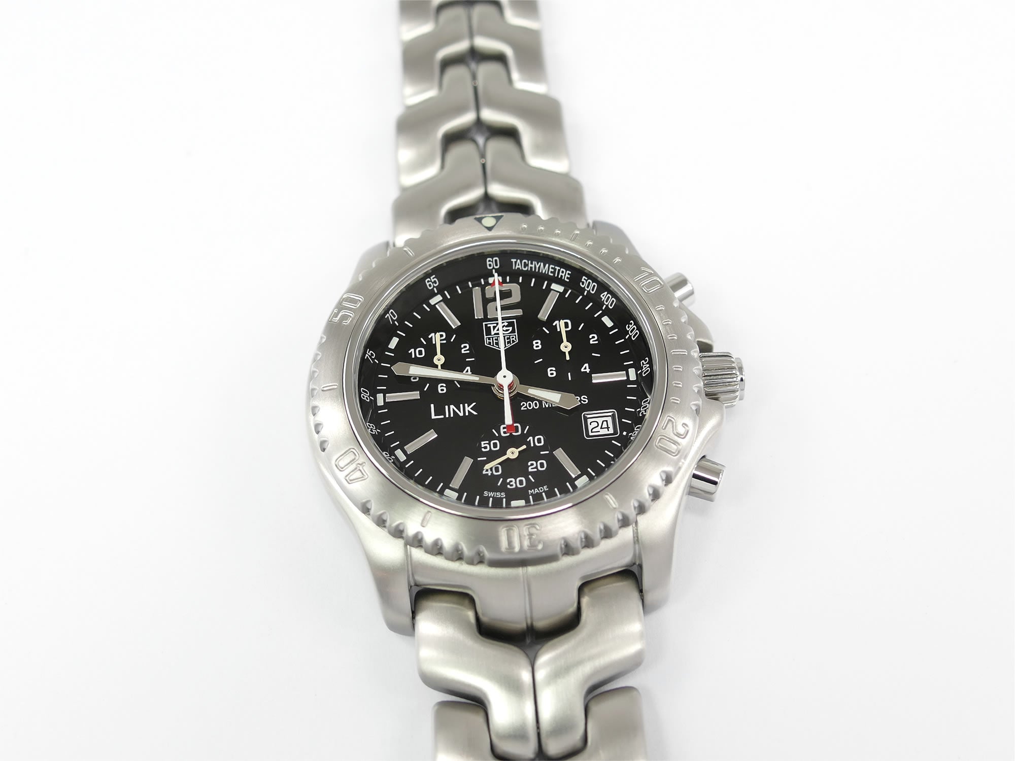 TAG Heuer Link Chronograph CT1111-0 Black Dial Bourne Identity