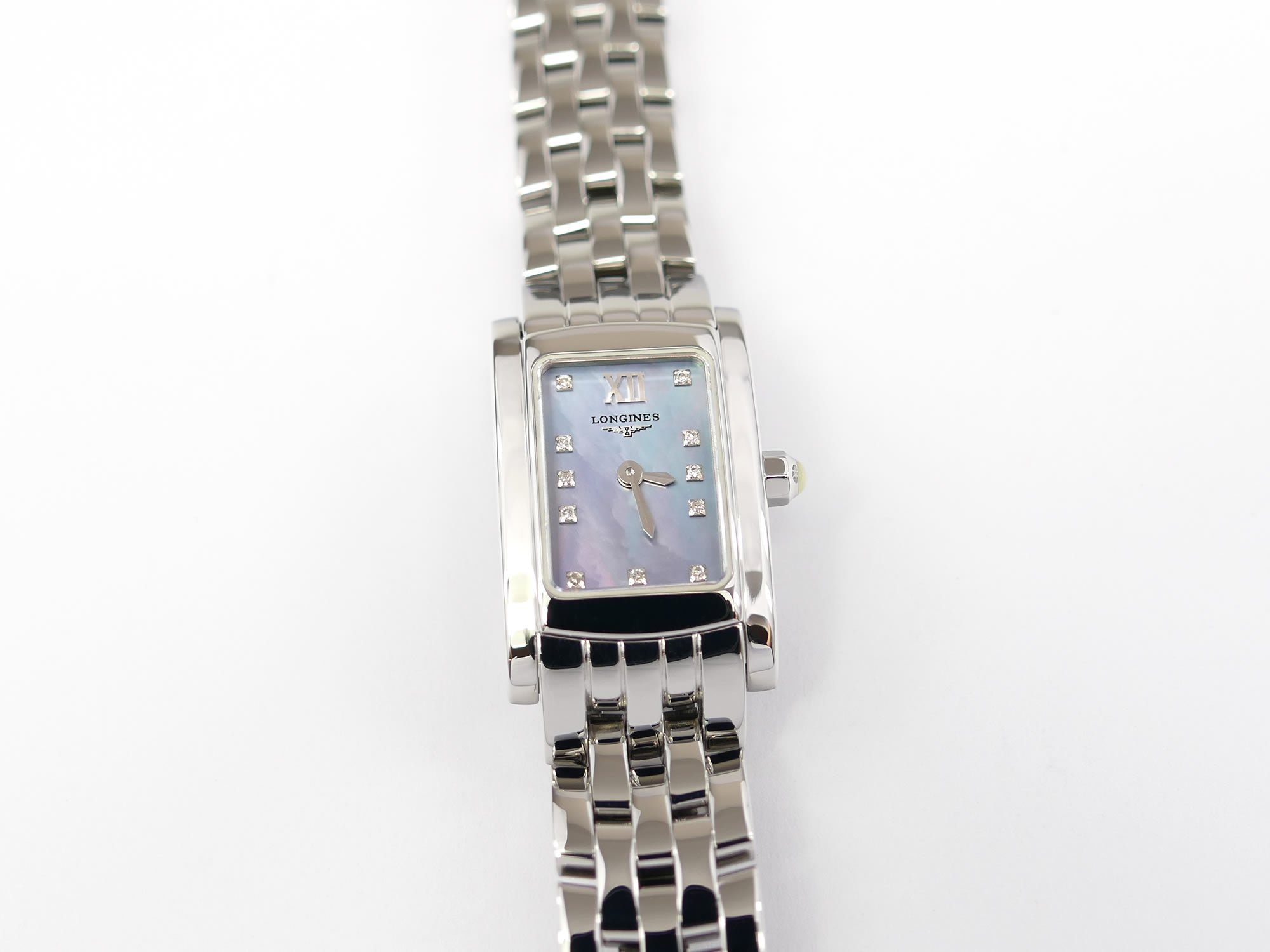 Longines DolceVita L5.158.4 Blue Mother of Pearl Dial 11 Diamonds