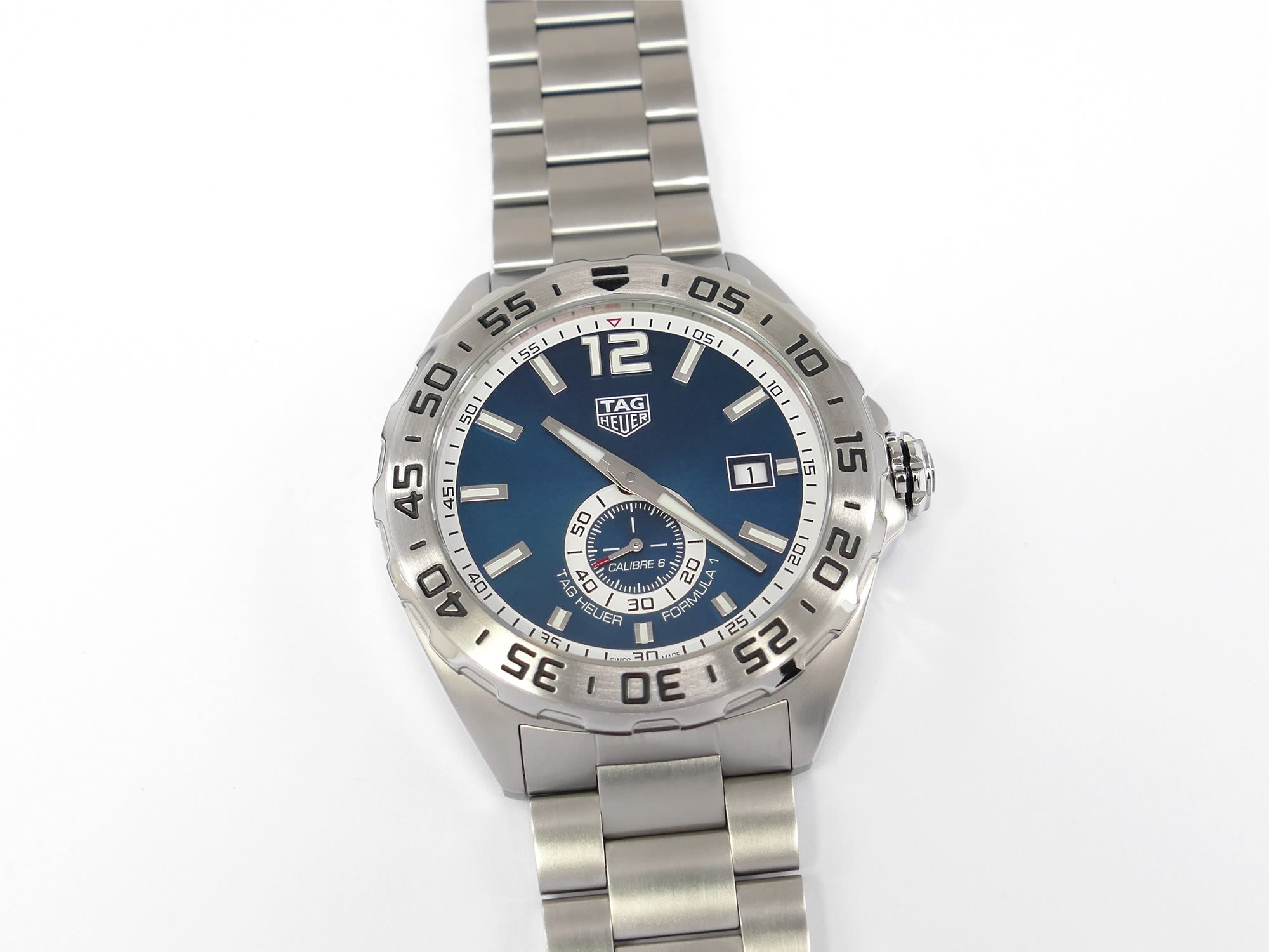 TAG Heuer Formula Calibre WAZ2014 Blue Sunburst Dial Automatic