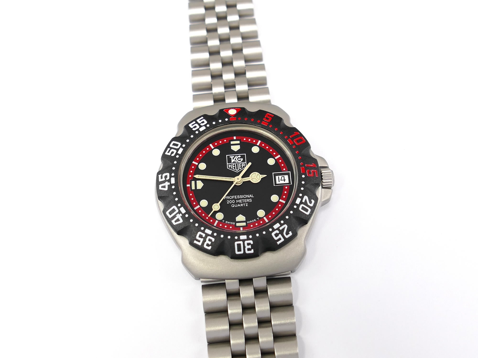 TAG Heuer Formula 1 WA1214 Black & Red Mid Size 35mm New Bezel