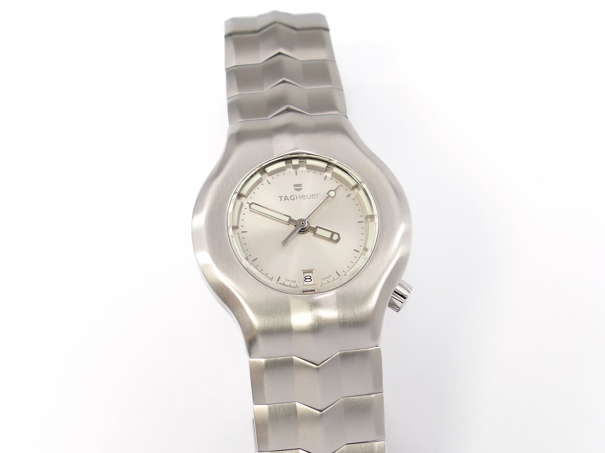 TAG Heuer Womens ALTER EGO Watch WP1311 BA0750 Swiss Quartz TAG Heuer Alter Ego WP1311 Silver Dial Ladies 29mm Satin  main image 3