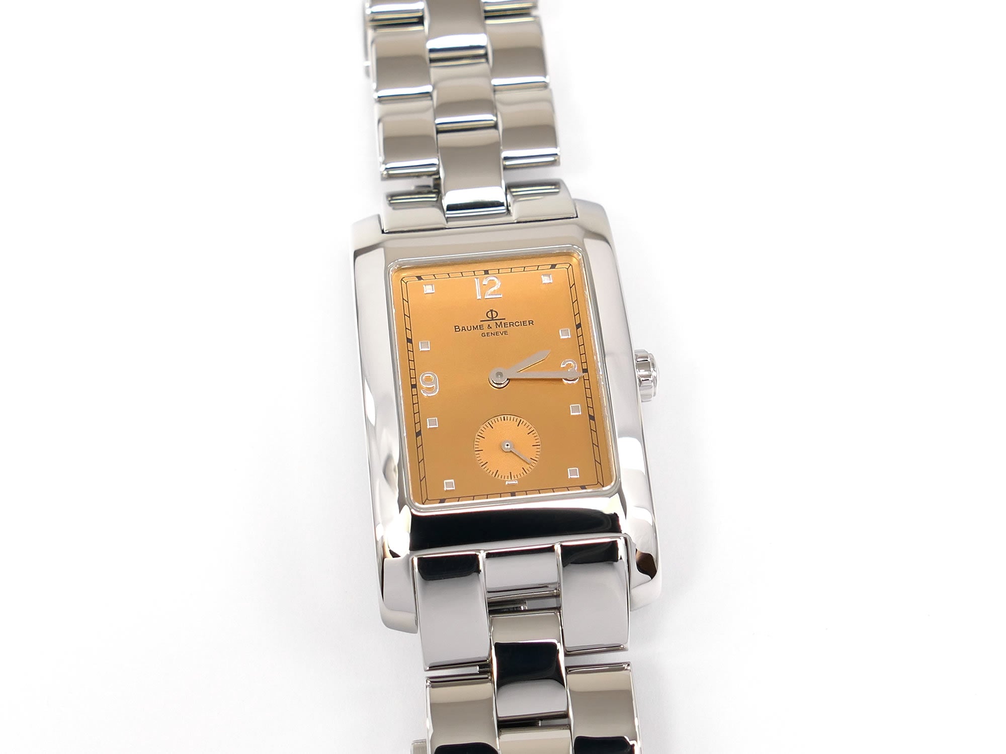 Baume & Mercier Hampton MV045063 Copper Rectangular Dial 24mm