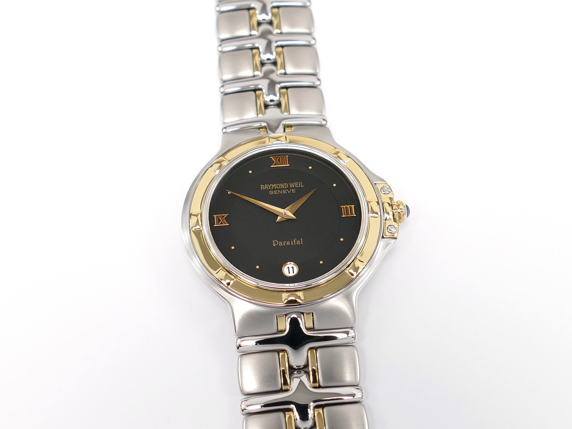 Raymond Weil Parsifal 9190 Black Dial 33mm - Steel & Gold – SWWatches