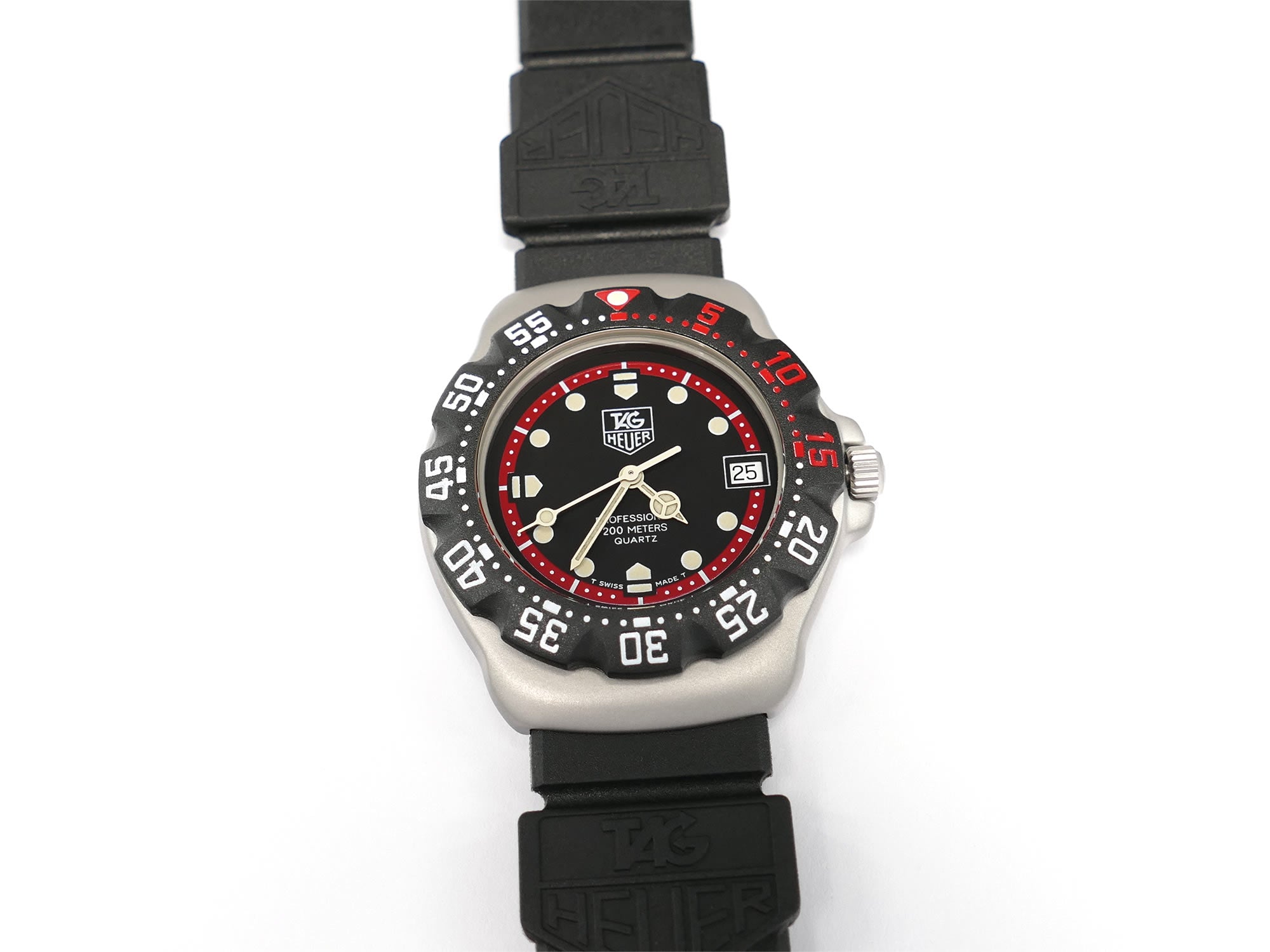 TAG Heuer プロフェッショナルWA1214腕時計 TAG Heuer Formula 1 WA1214 Black New Bezel & Strap 35mm Mid Size