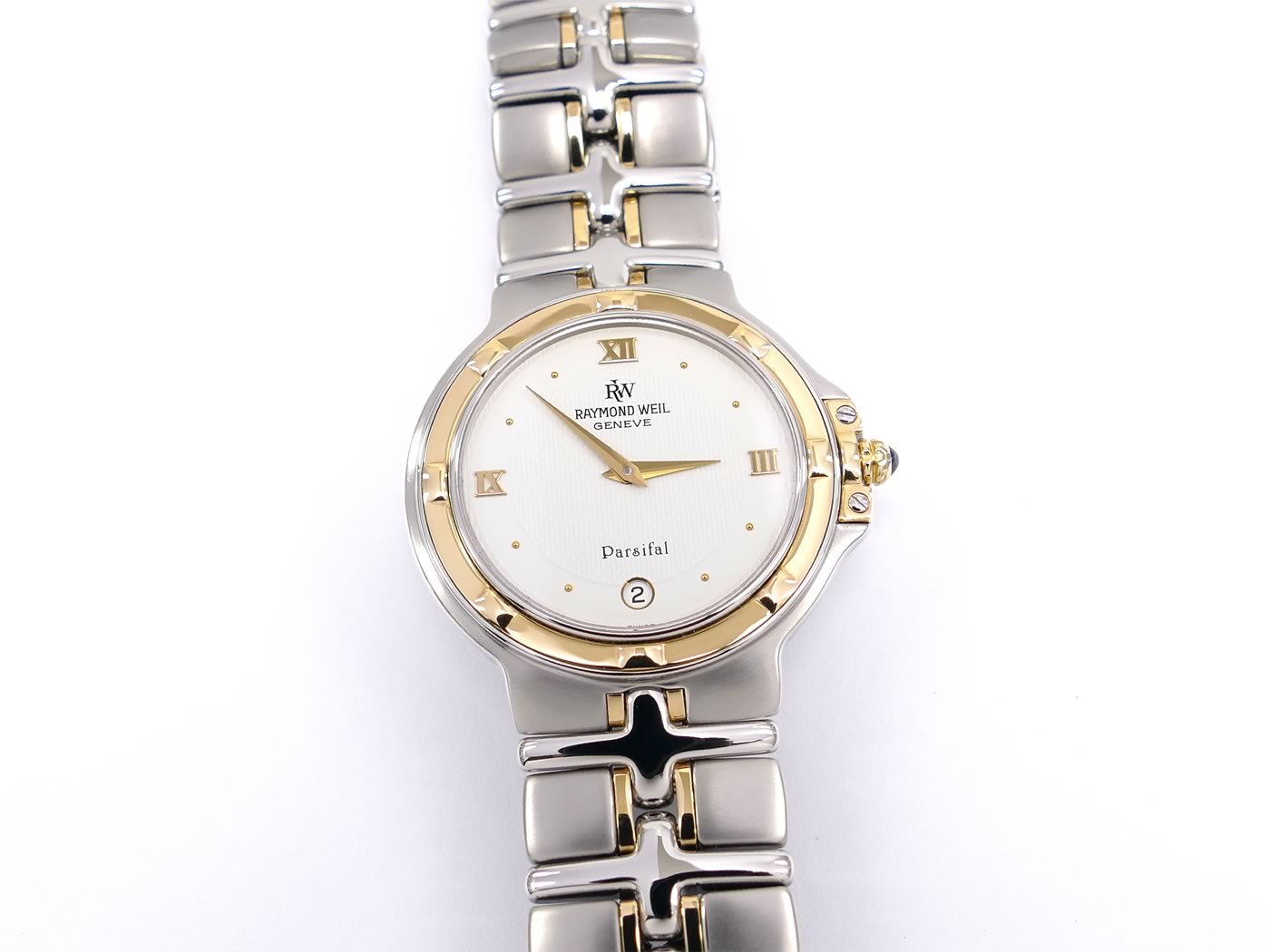 Raymond Weil Parsifal 9190 White - Steel & 18k Gold – SWWatches