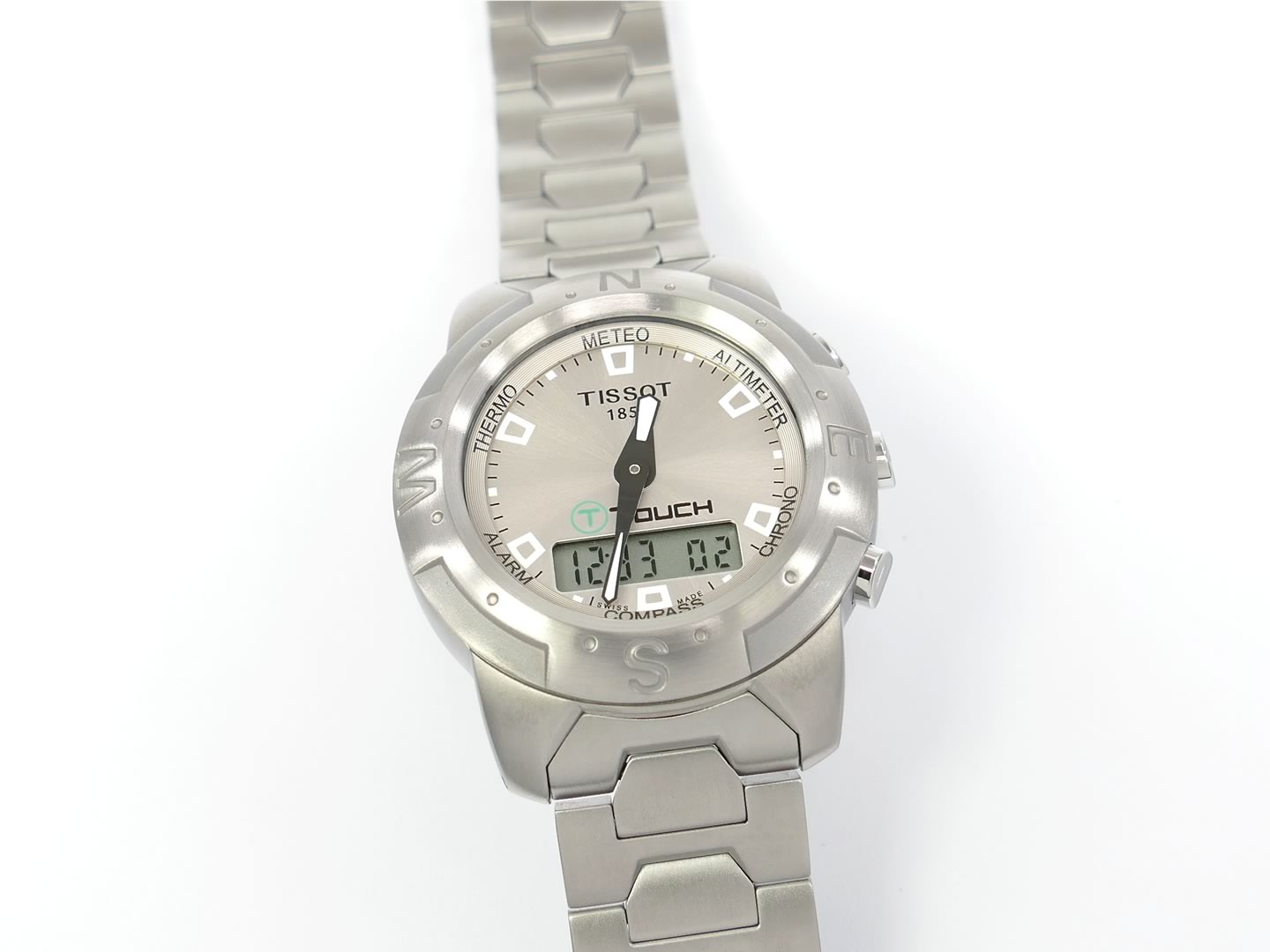Tissot T-Touch Silver Dial Stainless Steel Z251/351 – SWWatches