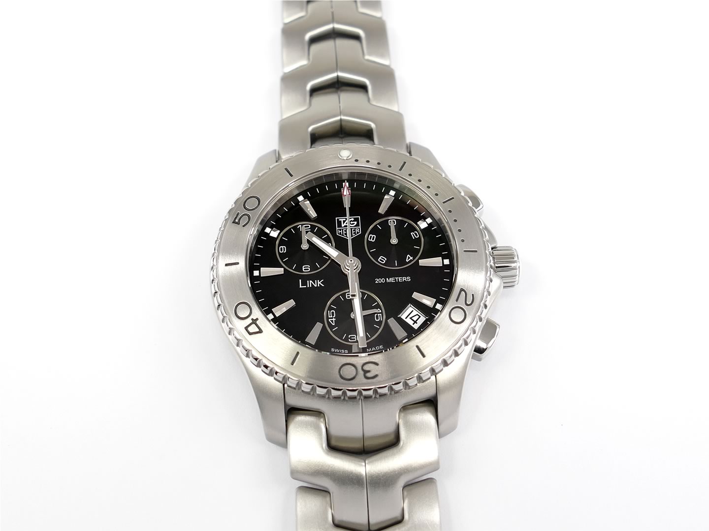 TAG Heuer Link Chronograph CJ1110.BA0576 Black – SWWatches