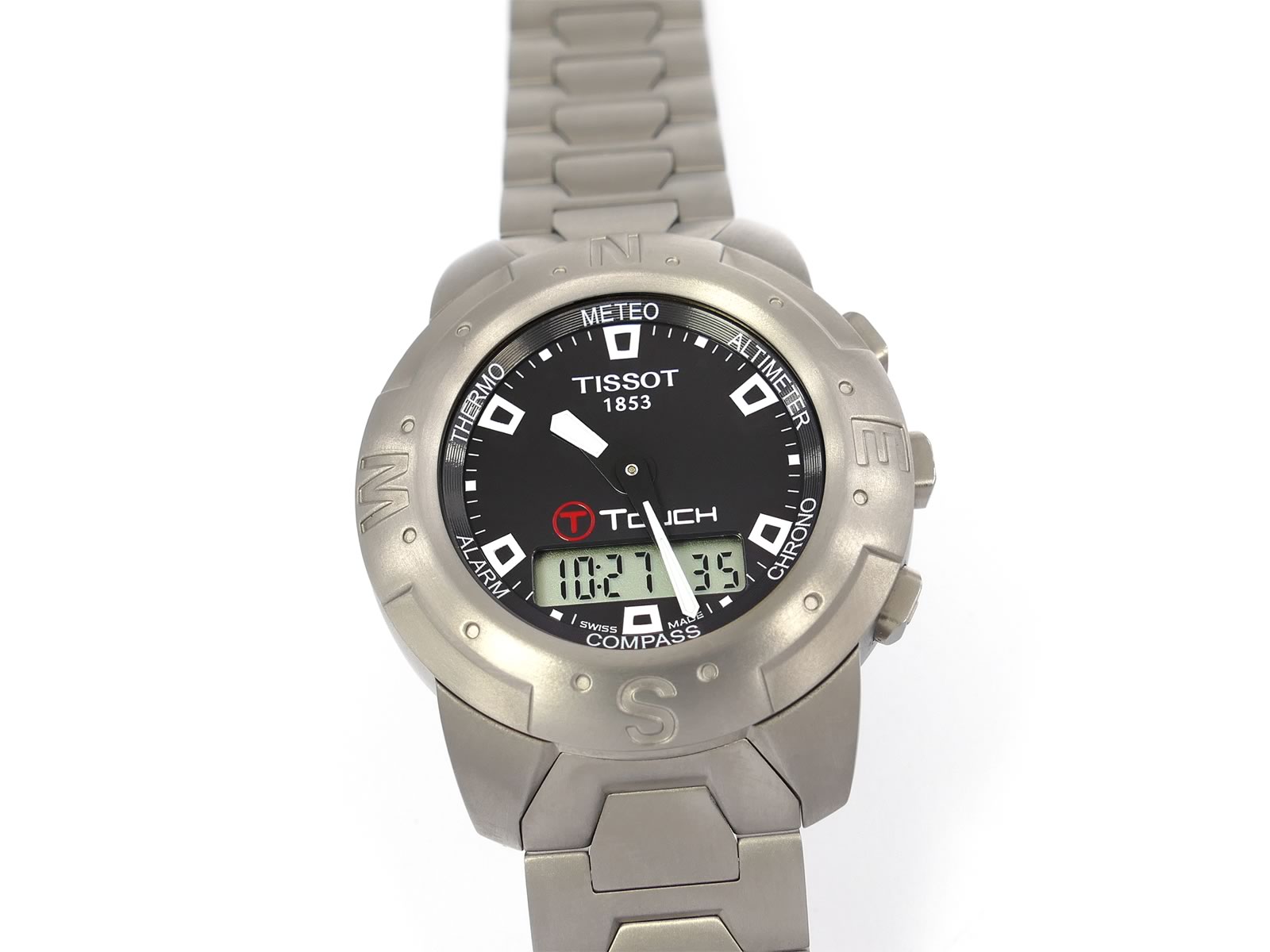 Tissot T-Touch Black Dial Titanium Z252/352 with Box / Papers