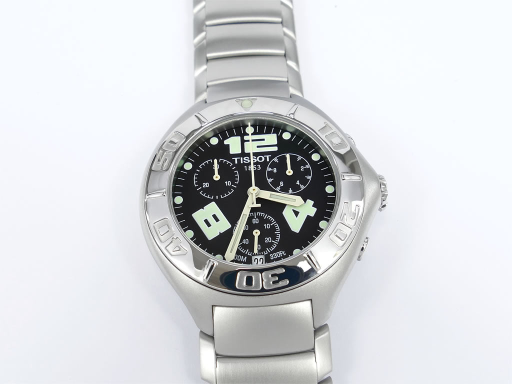 Tissot Sport Chronograph Black S462/562 Atollo Stainless Steel