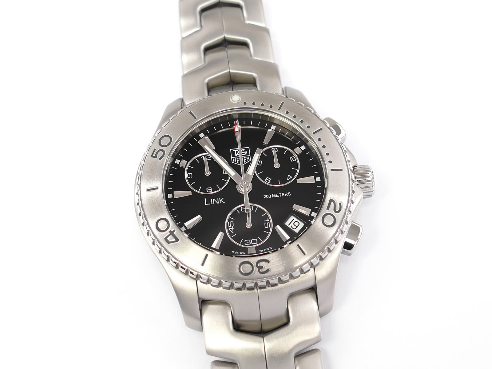 TAG Heuer Link Chronograph Black Dial CJ1110.BA0576 – SWWatches