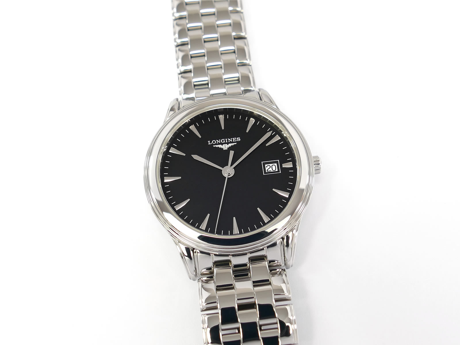 Longines Flagship Black Dial Stainless Steel L4.716.4 – SWWatches