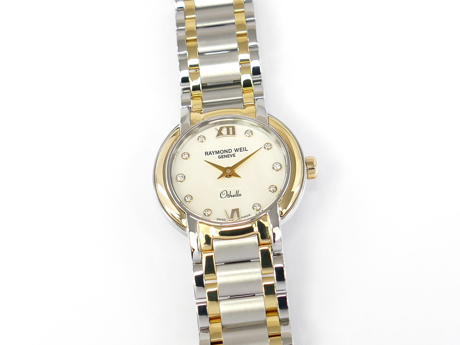 RAYMOND WEIL GENEVE Othello ダイヤ 電池新品・箱有 RAYMOND WEIL OTHELLO RW 131 Watch Crystal Dial & Movement