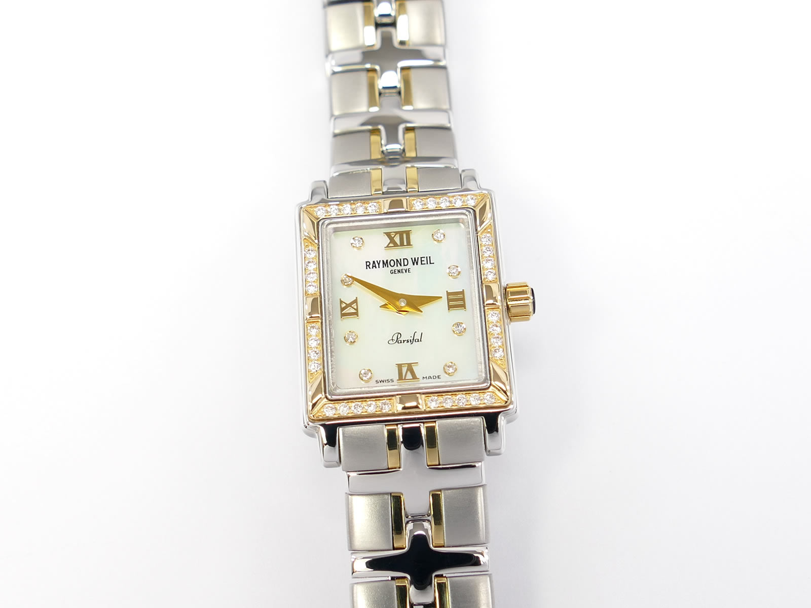 Raymond Weil Parsifal Mother of Pearl Solid 18k Gold 9630