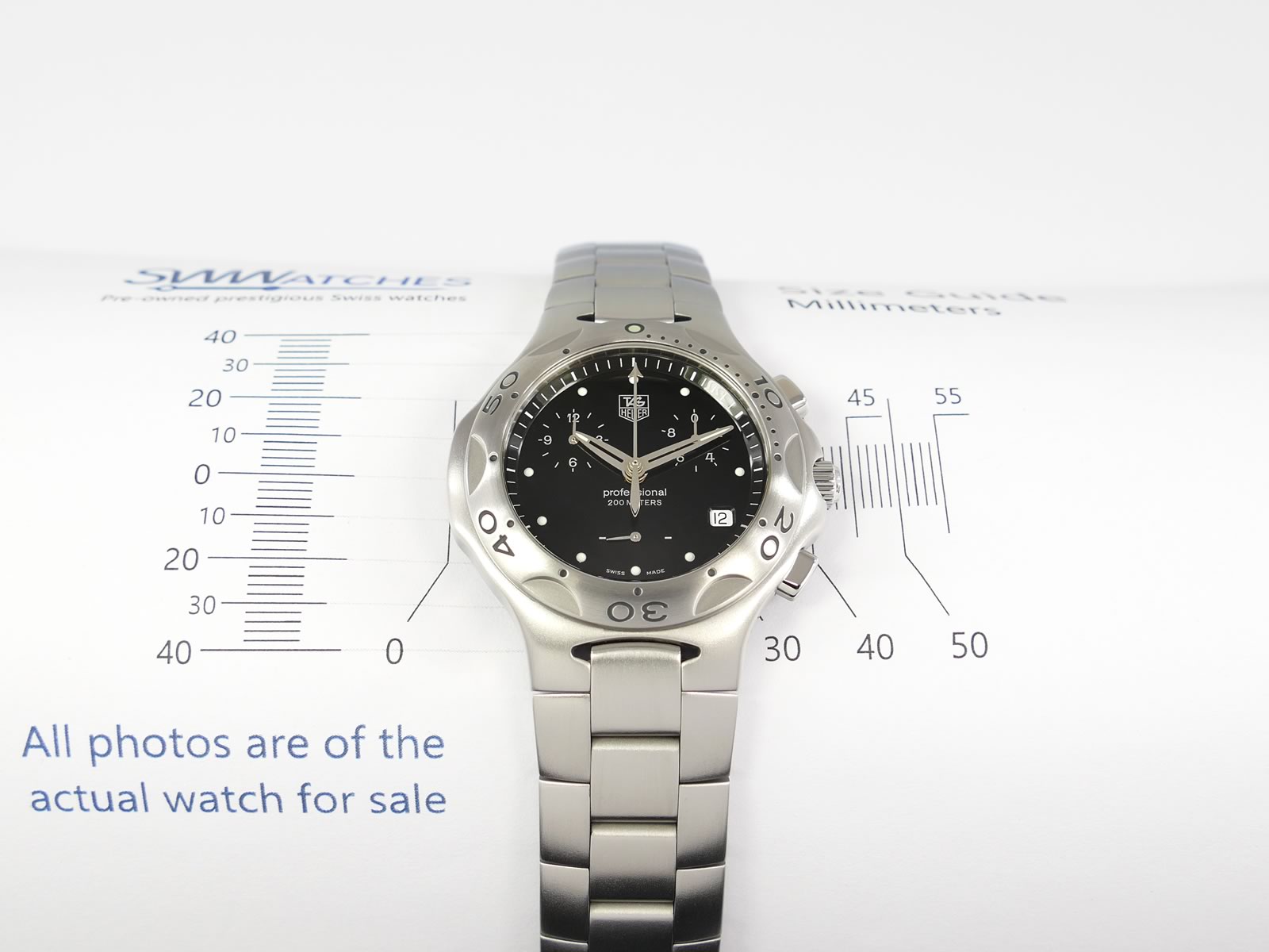 TAG Heuer Kirium Chronograph CL1110.BA0700 Case size 39mm