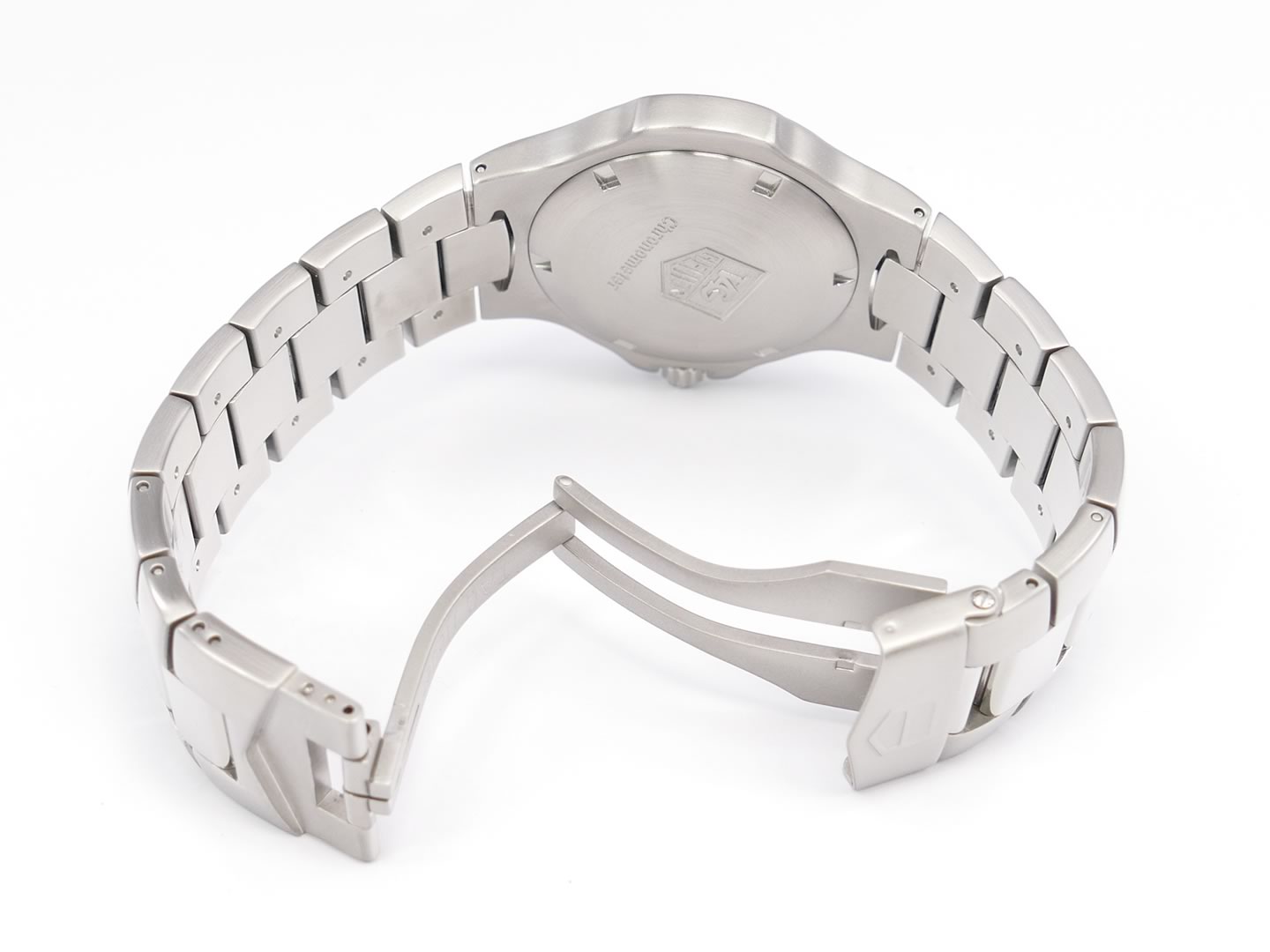 TAG Heuer Kirium Blue WL511A.BA0701 folding clasp with security clasp