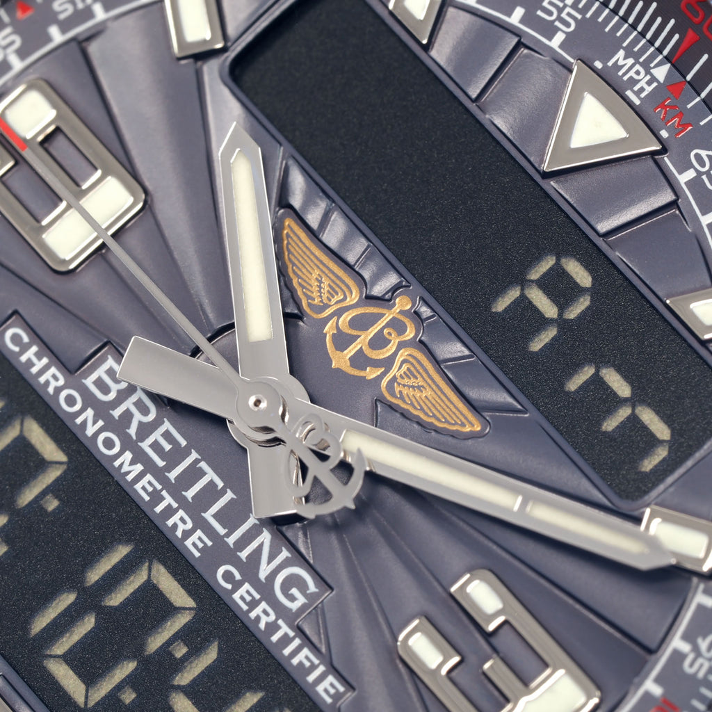 Breitling Airwolf A78363 logo close up