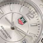 TAG Heuer Aquaracer WAF1412 logo close up
