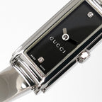 Gucci G-Line 109 logo close up
