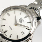 TAG Heuer Link WJF1410 logo close up