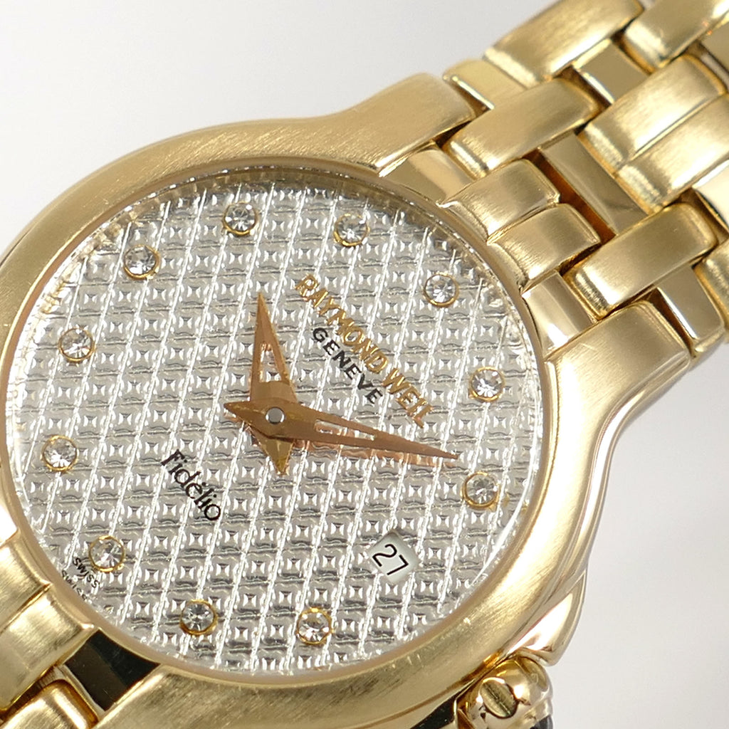 Raymond Weil Fidélio 9962 logo close up