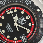 TAG Heuer Formula 1 WA1214 logo close up