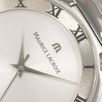 Maurice Lacroix Miros MI1016 logo close up