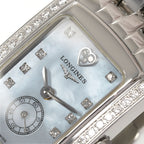 Longines DolceVita L5.155.0 heart diamond logo close up