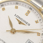 Longines Master Collection L2.518.5 logo close up