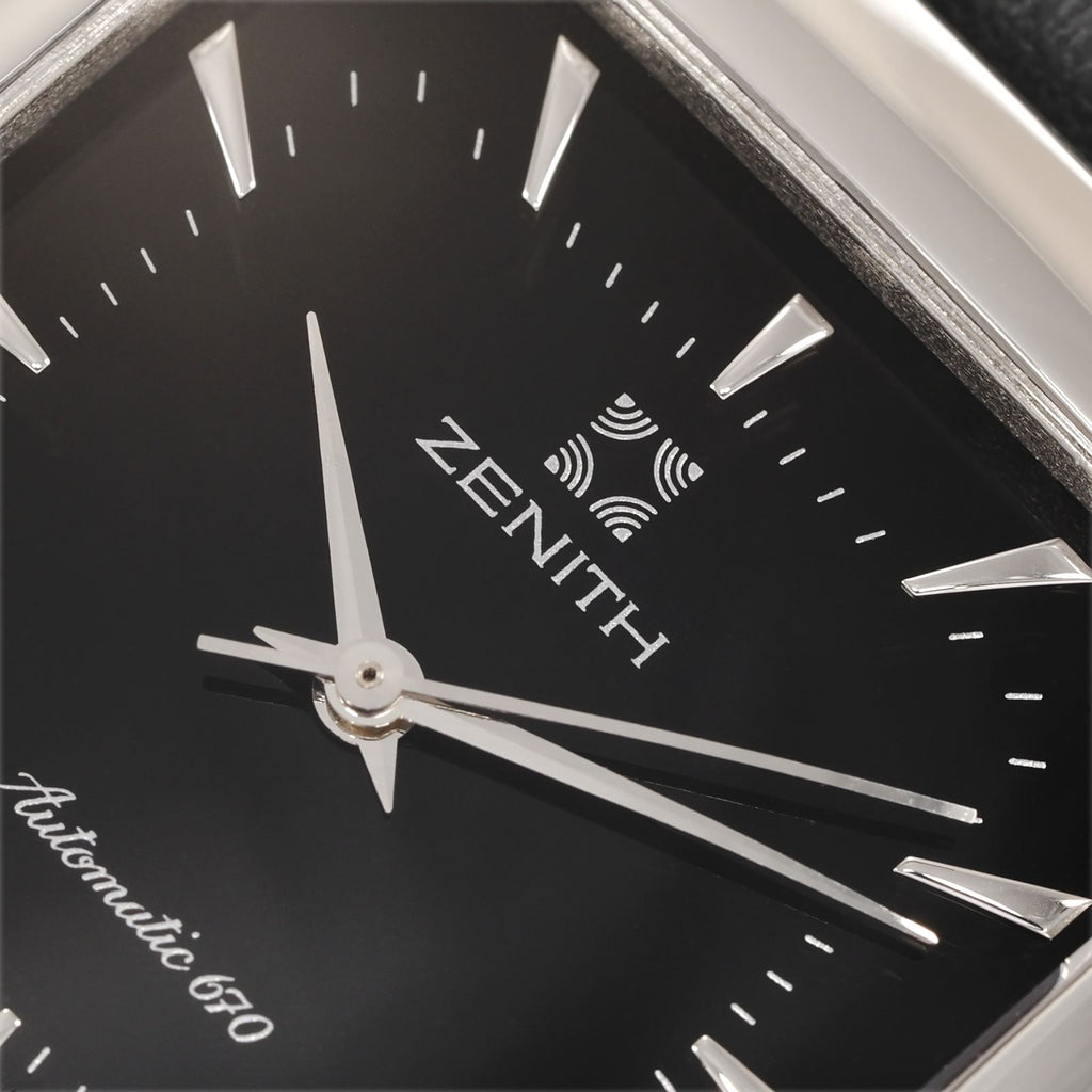 Zenith Elite 670 logo close up