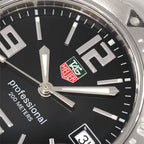 TAG Heuer Link WT1210 Arabic Black Dial with red and green TAG logo