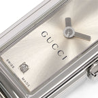 Gucci G-Line 109 logo close up