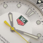 TAG Heuer Aquaracer WAB1111 dial logo close up