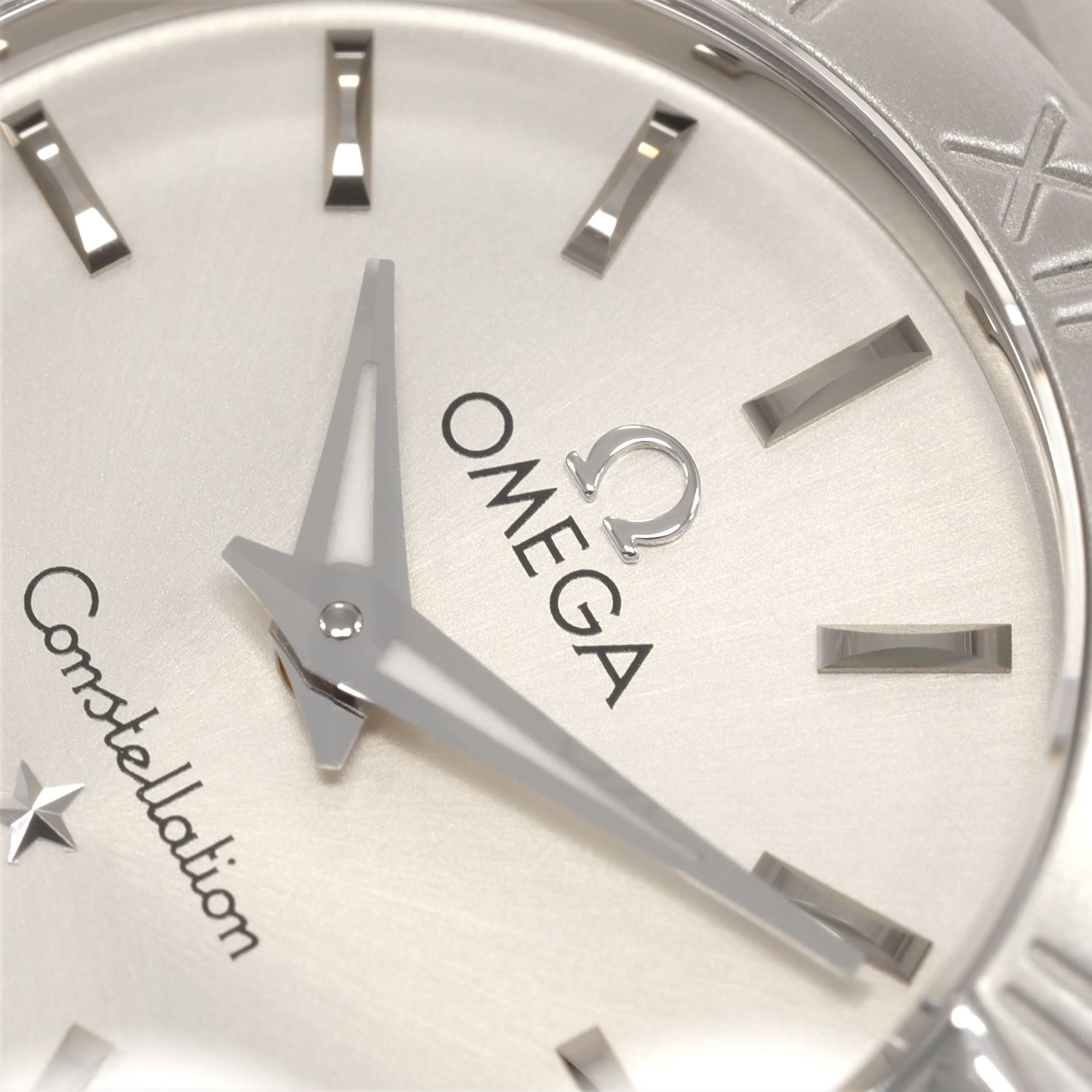 Omega Constellation 123.10.24.60.02.001 logo close up