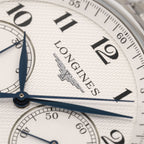 Longines Master Collection L2.629.4 logo close up