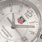TAG Heuer Aquaracer WAF1412 logo close up